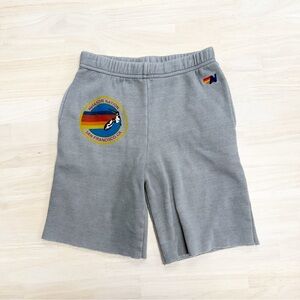 Aviator Nation gray sweat shorts